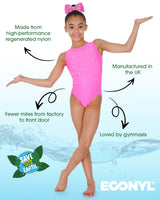 Affinity Econyl® Gymnastics Leotard with Crystal Motif
