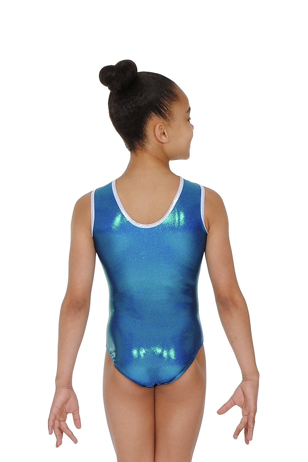 Glam Sleeveless Shiny Gymnastics Leotard