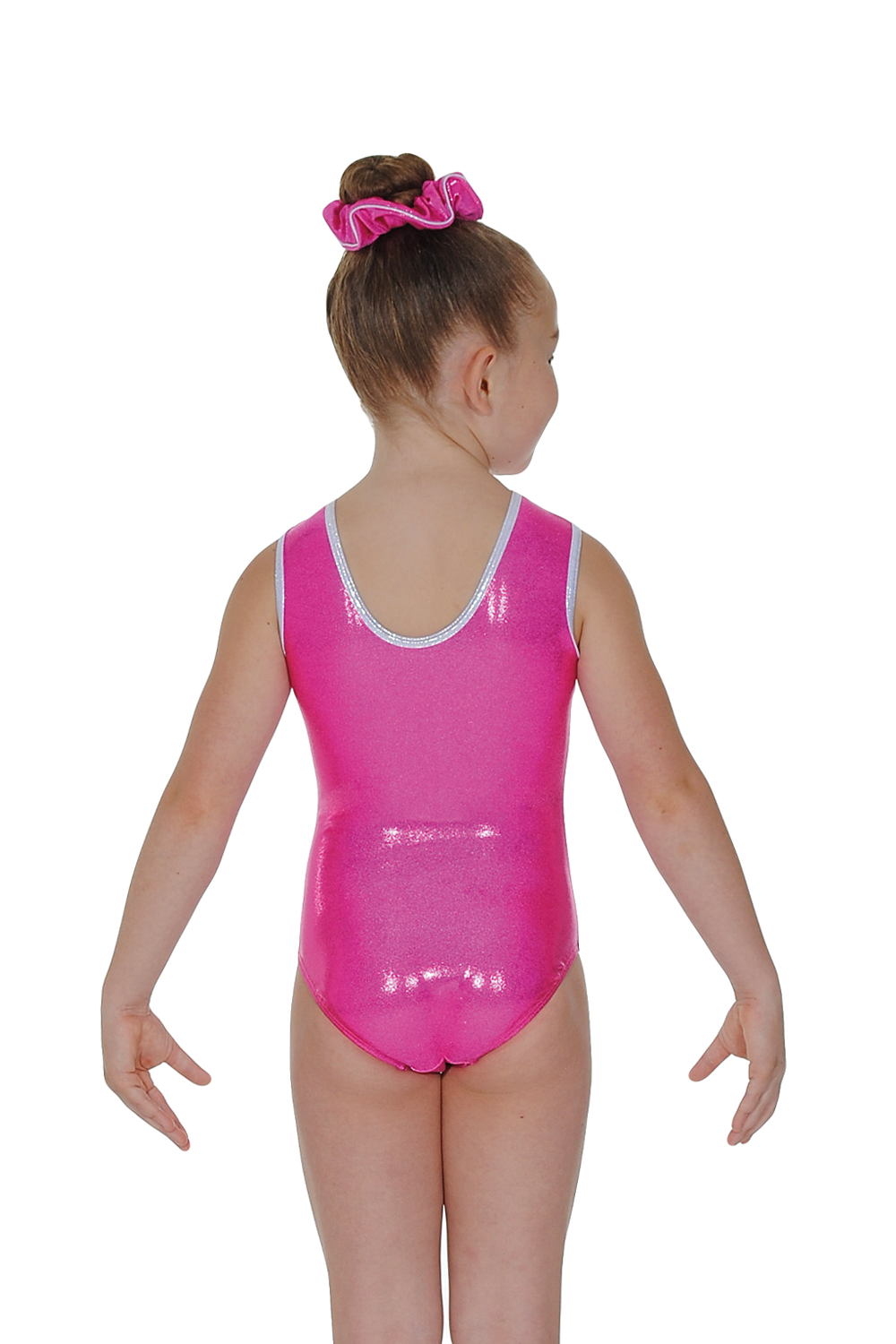 Glam Sleeveless Shiny Gymnastics Leotard