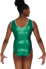 Glam Sleeveless Shiny Gymnastics Leotard