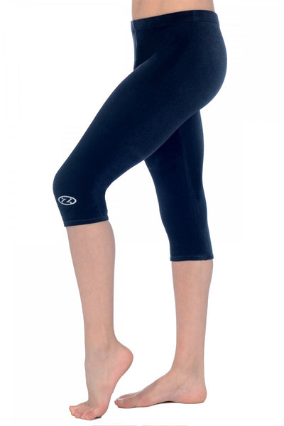 Finerease High Waist Yoga Capri Leggings | Tummy Control, Opaque, Super Soft Peachskin Fabric - View #2